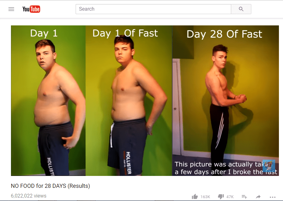 images Fast Metabolism Diet Before And After 28 Days youtuber claims to have lost 50 pounds