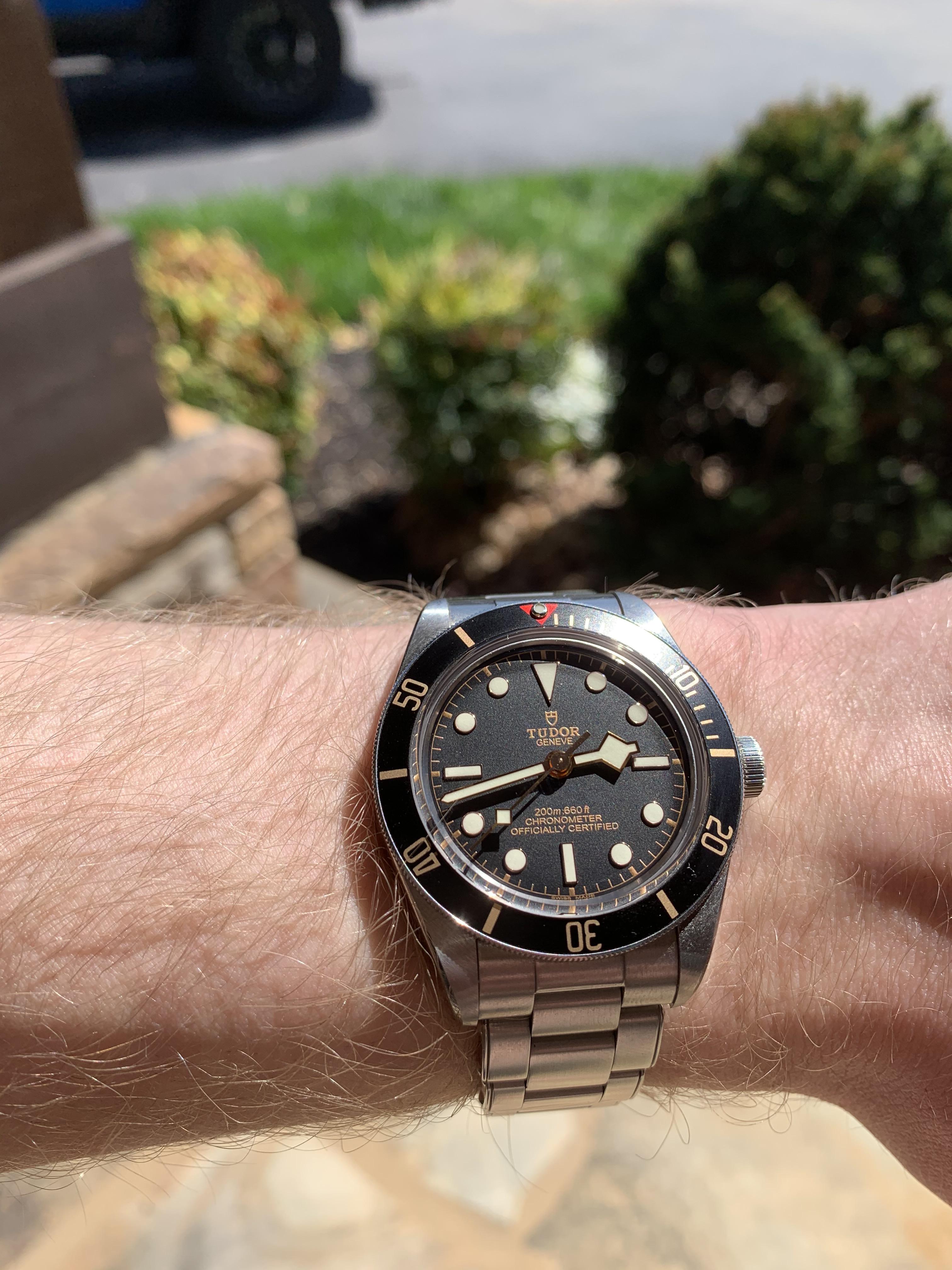39mm stainless steel with black dial and gold highlights. WTS Tudor Black Bay 58 FULL KIT, Reference: 79030N