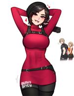 Ada Wong Leon AshleyBlushySpicyResident Evil : rrule34