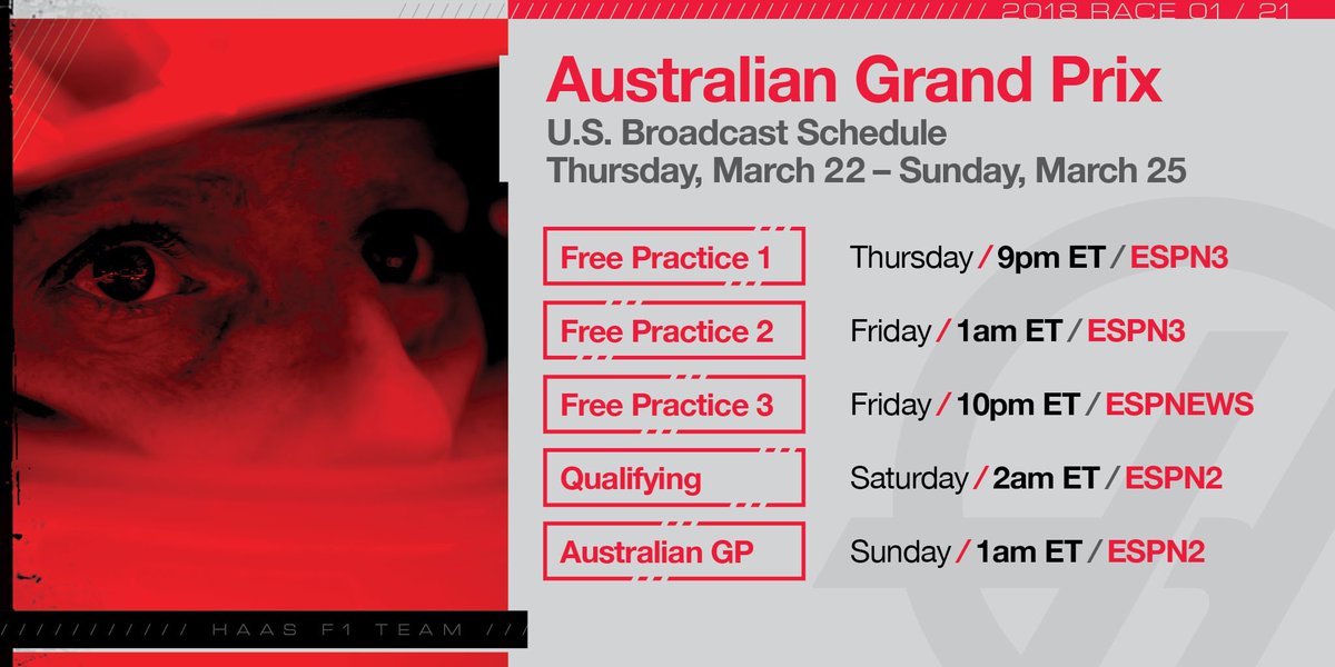 Australian Gp Us Broadcast Schedule Formula1