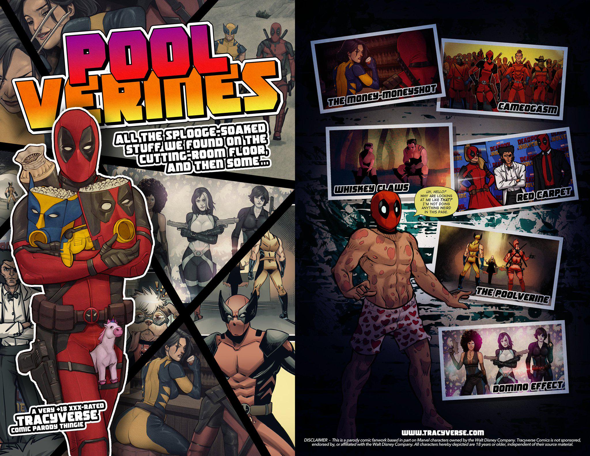 Poolverines comic compilation for backers during the end of August and till  September (TracyScops) : rSFW_Rule34