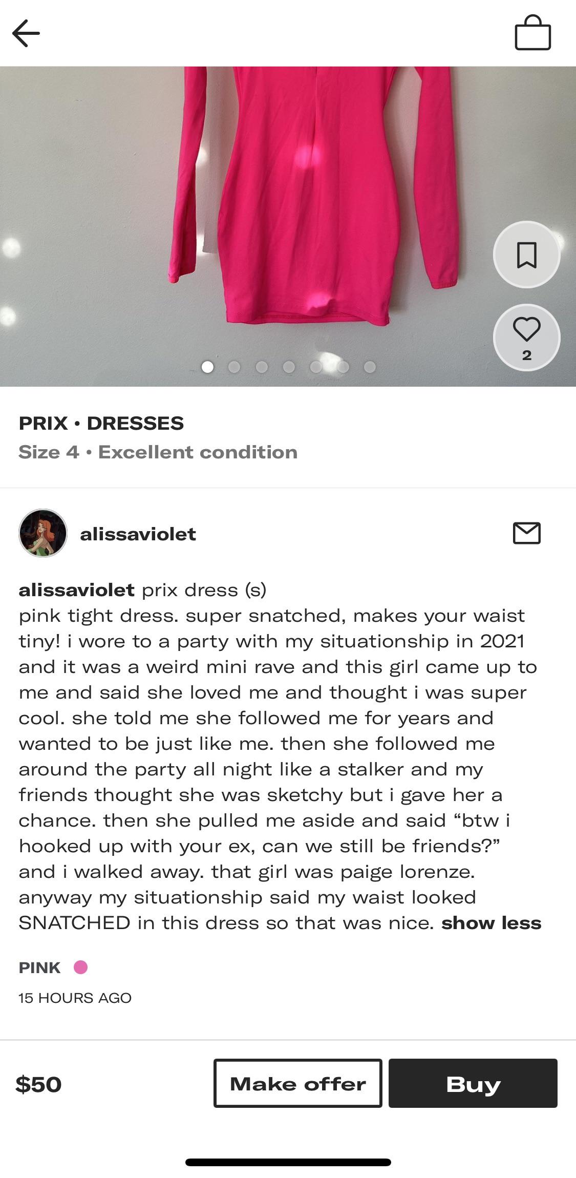 Alissa Violets Depop is unhinged LOL : rLAinfluencersnark