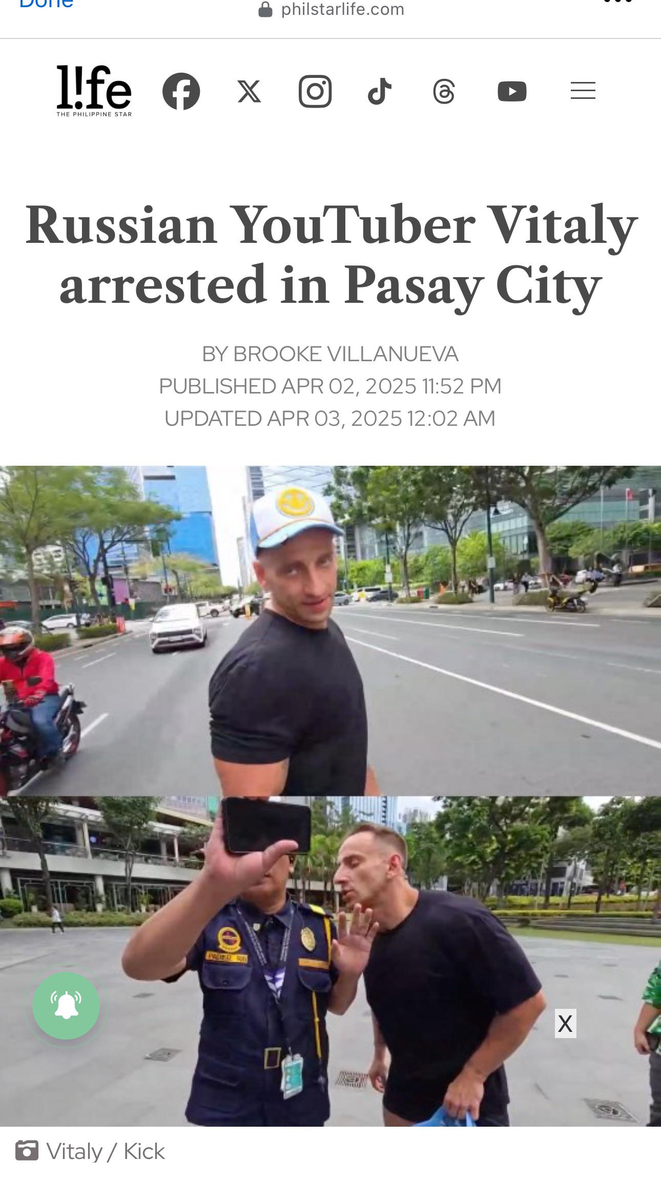 TRENDING: Russian YouTuber Vitaly gets flak for harassing Pinoys for  content : rPhilippines