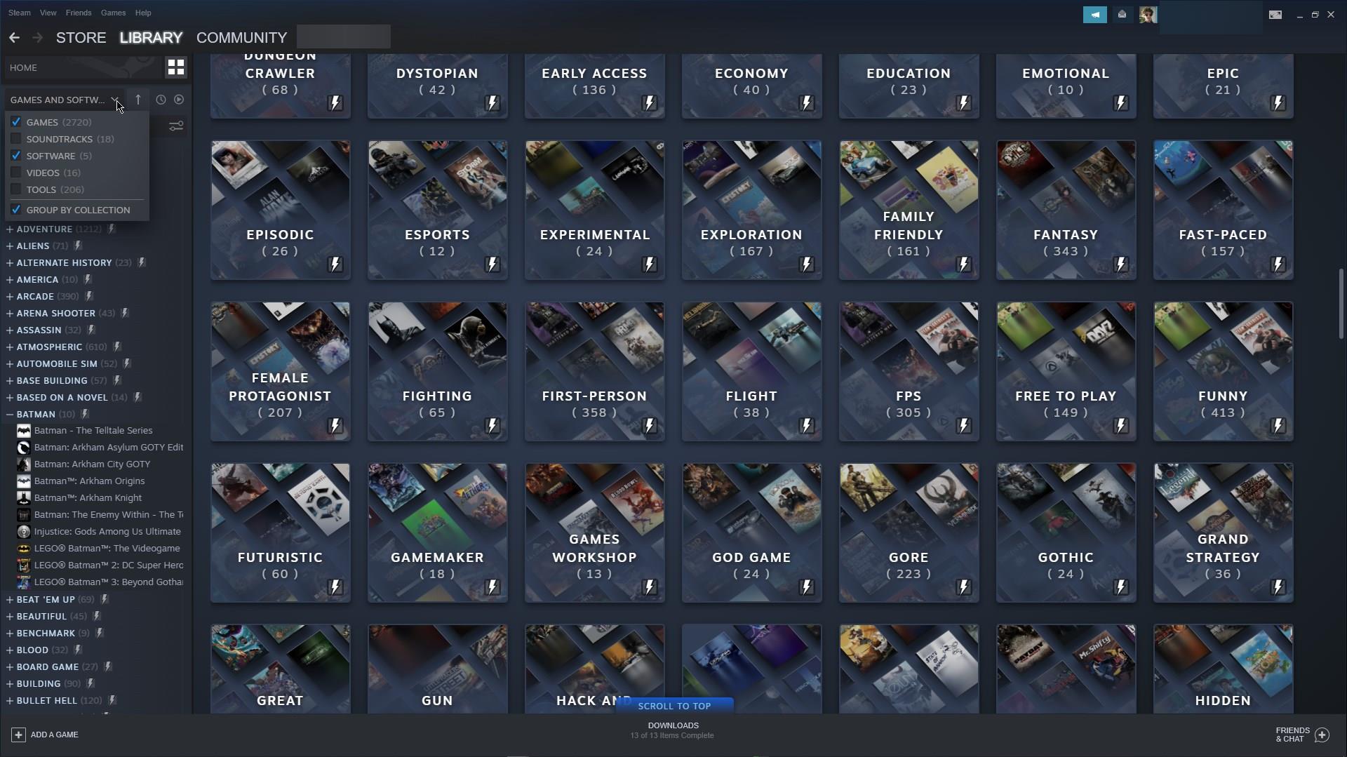 How Do You Organize Your Library R Steam 
