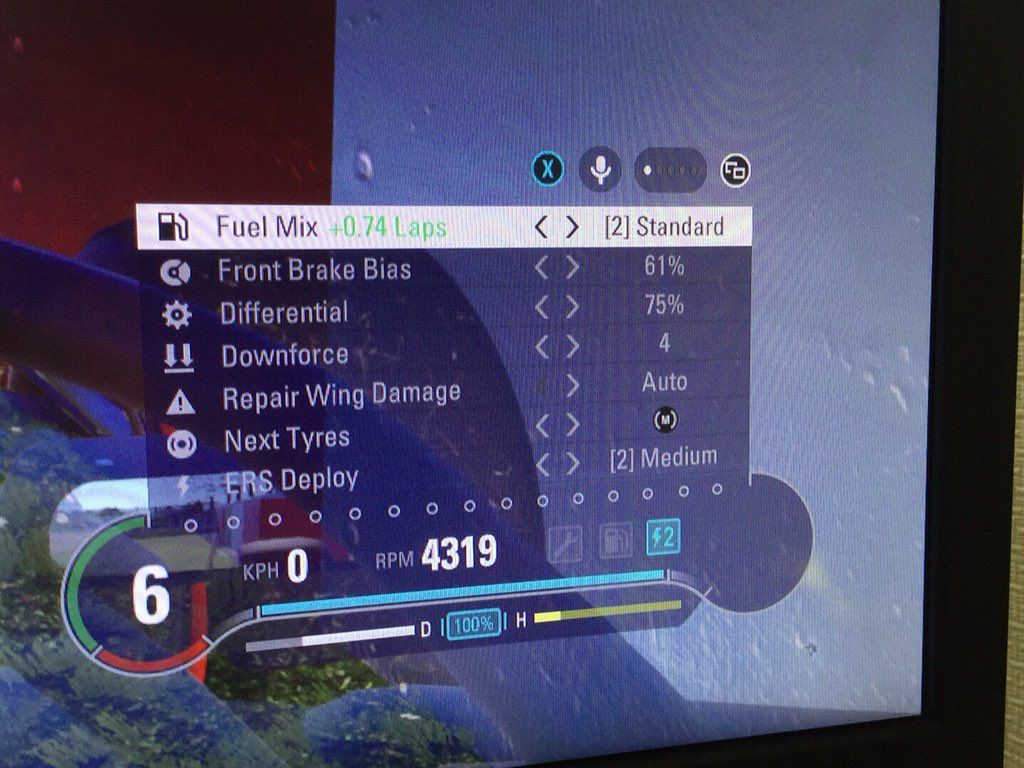 New In Game Menu Hud For F1 2018 Anybody Knows What The 3