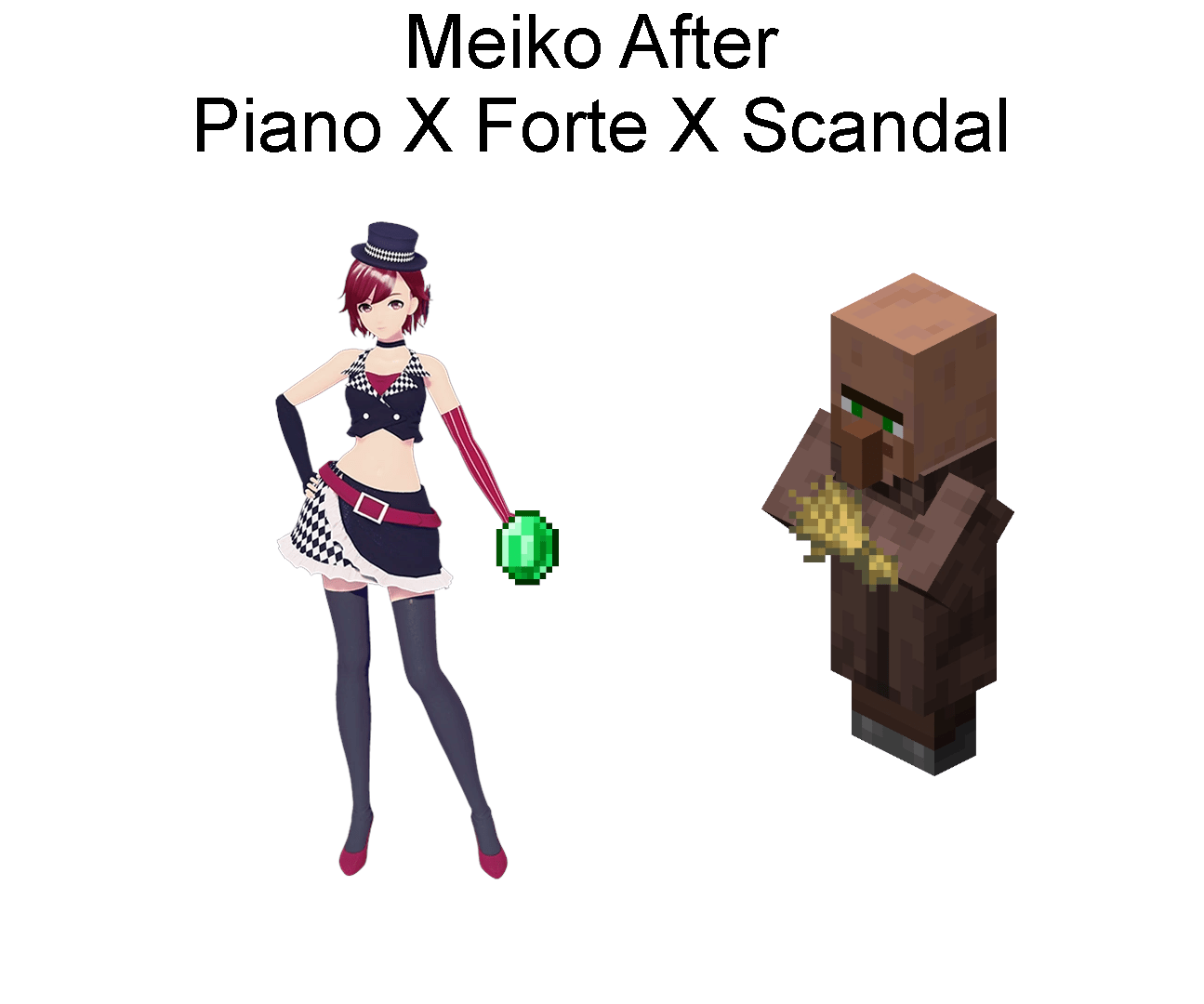 Meiko hit hard times after stealing the emerald in Piano X Forte X Scandal  : r/Memeloid