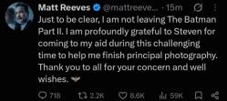 A message from Matt Reeves