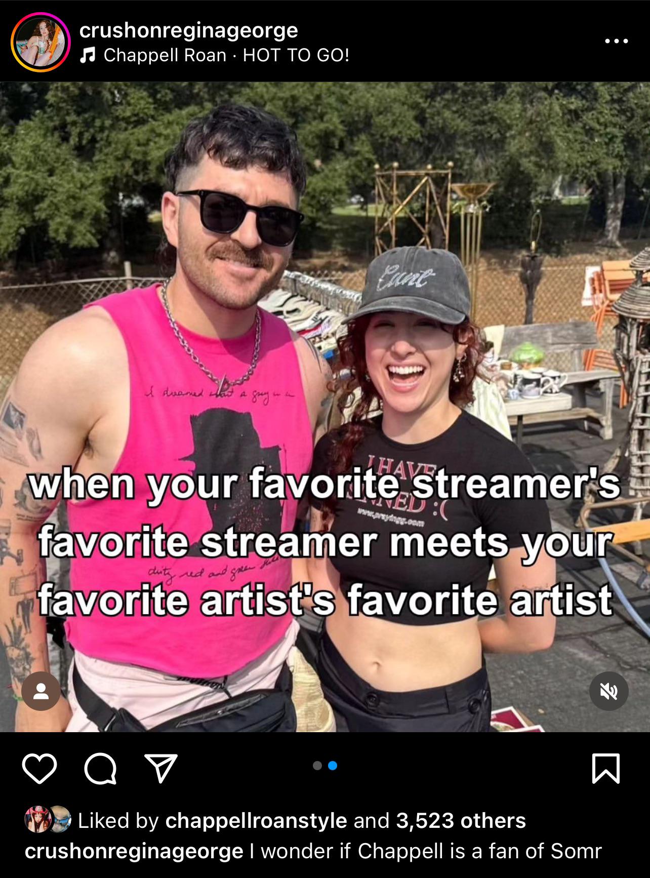 julien solomita and chappell meeting!! : rchappellroan