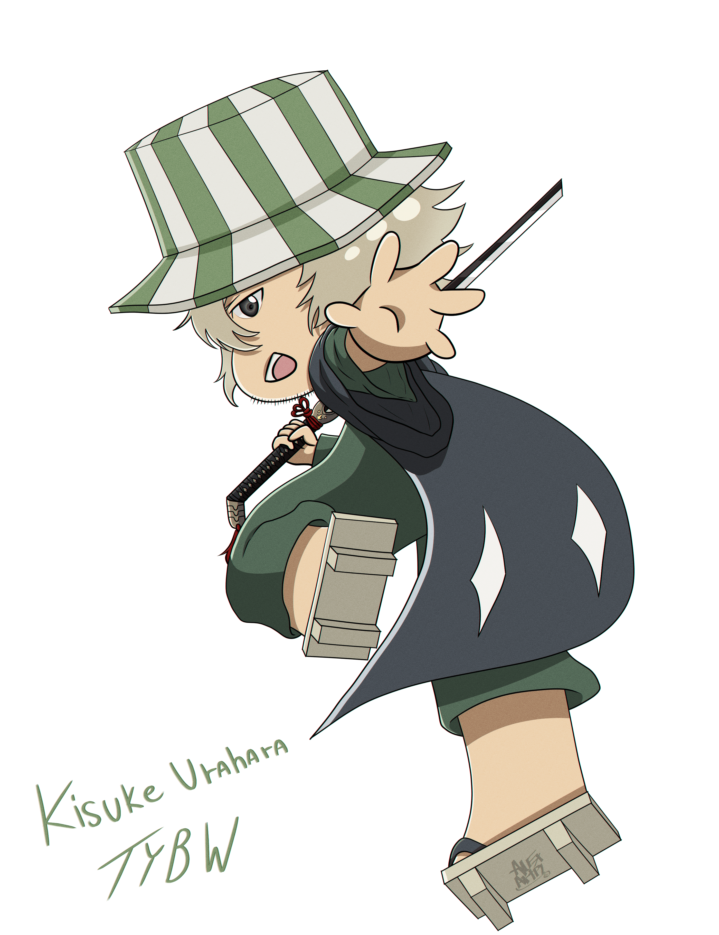 Chibi shikai TYBW - Kisuke Urahara : r/bleach