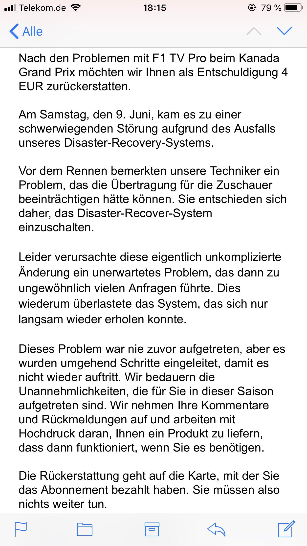 German Reason For The Canada Gp Error Explained Tl Dr In
