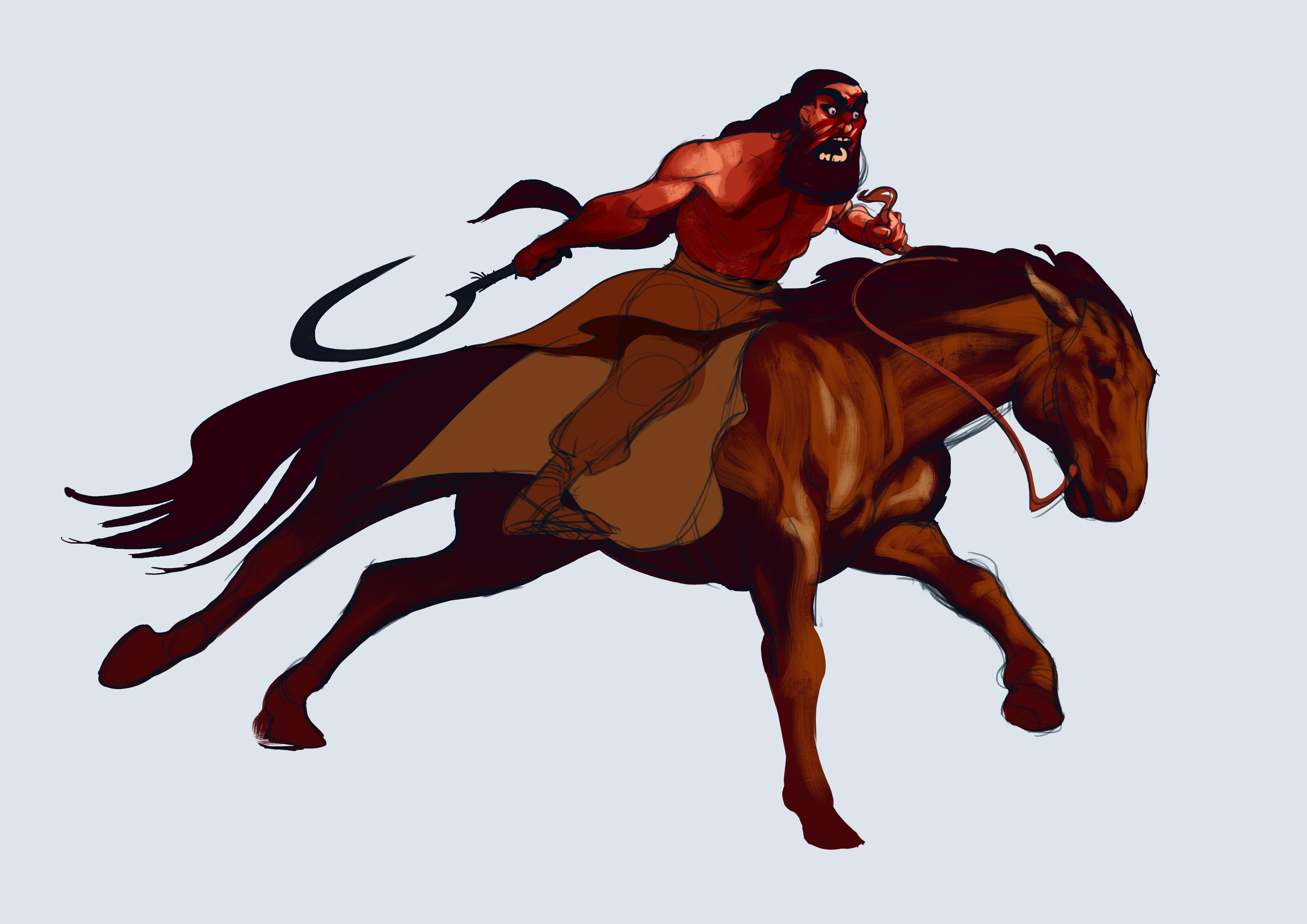 Oc Dothraki Bloodrider Unfinished Concept For The Character Design Challenge Conceptart