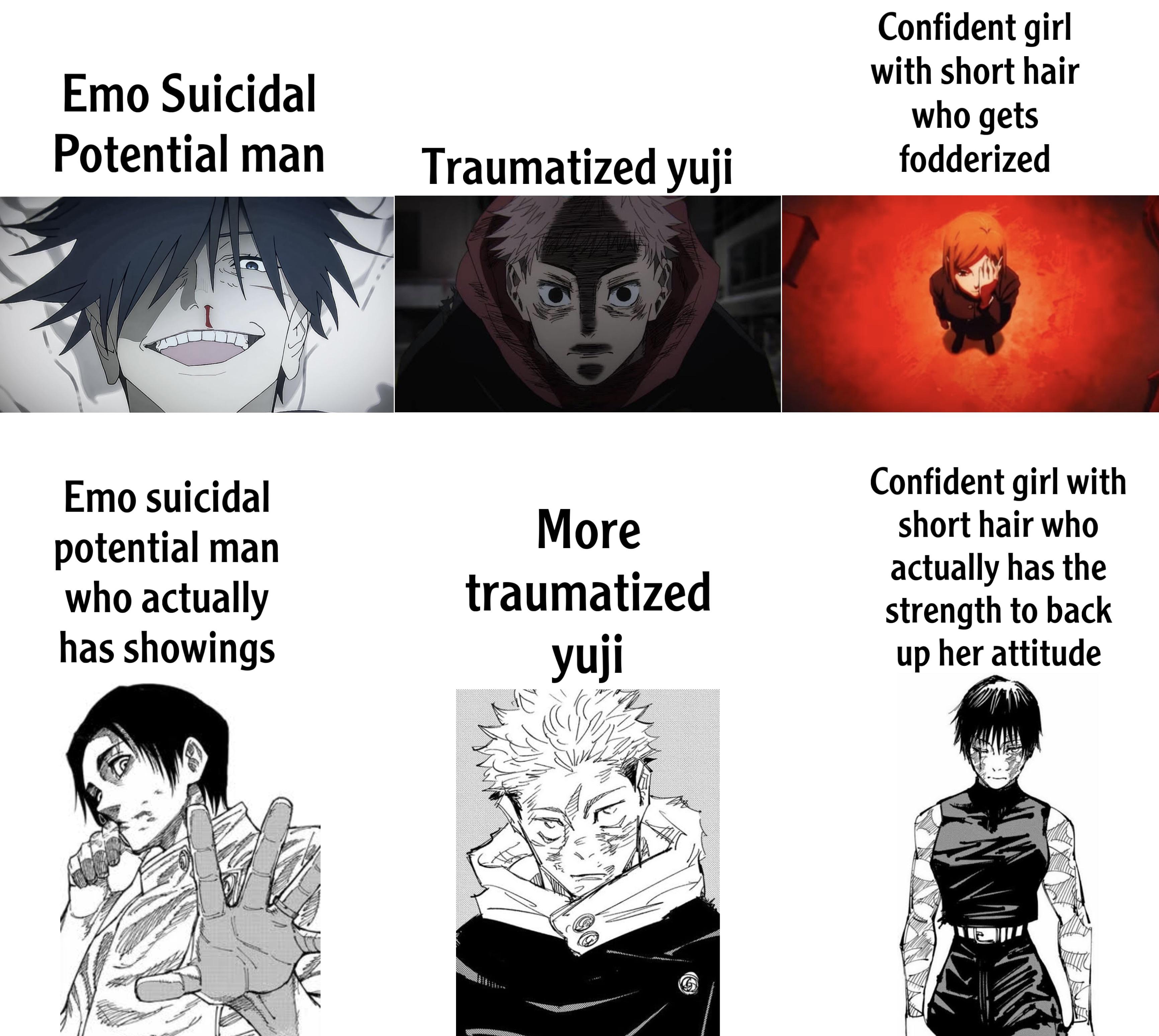 The trio between then and now : rJujutsufolk