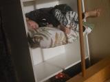He Ll Sleep Anywhere But His Bed R Kidsarefuckingstupid
