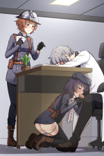 Stealth Blowjob under the table : rhentai