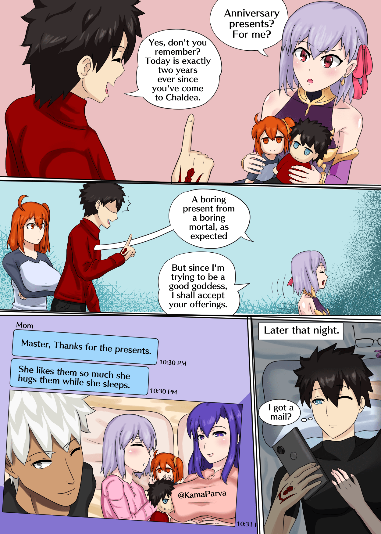 Present for Little Kama-chan : r/grandorder