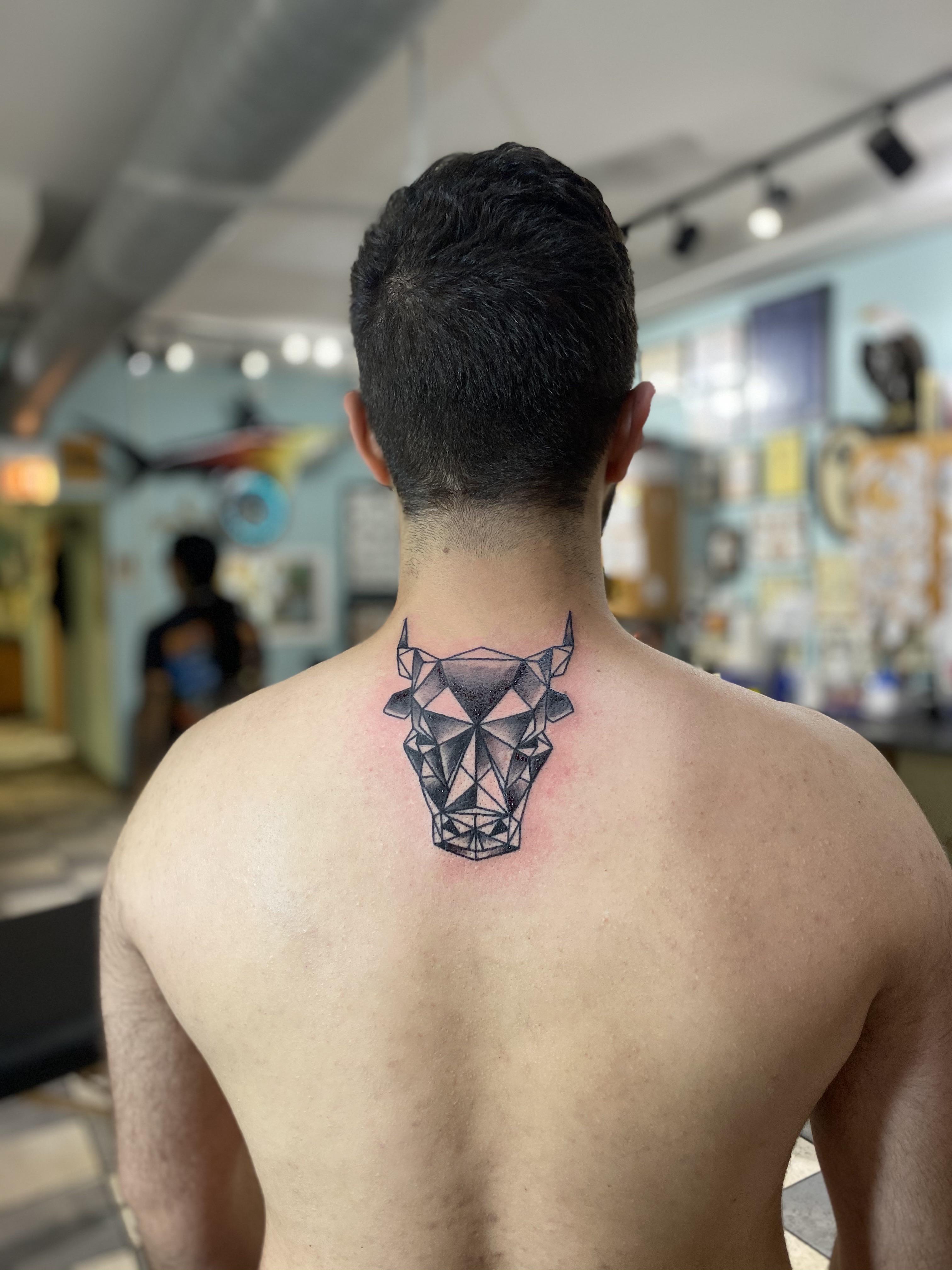 1st Tattoo A Bull By Joel Molina At Chicago Tattoo Piercing Co Tattoos
