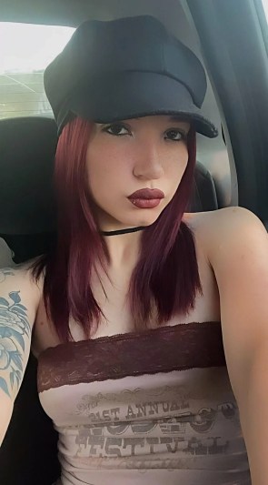 Stuck in traffic selfie..