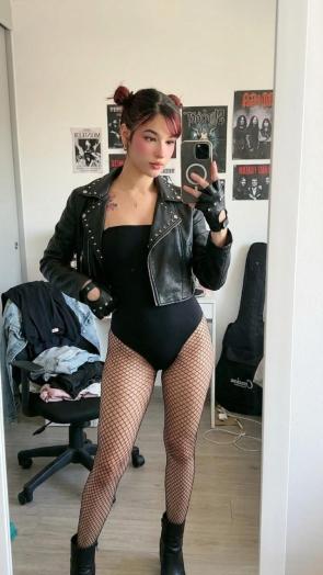 my black canary cosplay attempt (luna)