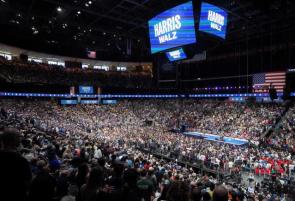 Average Crowd Size; Trump: 5,600 Harris: 13,400