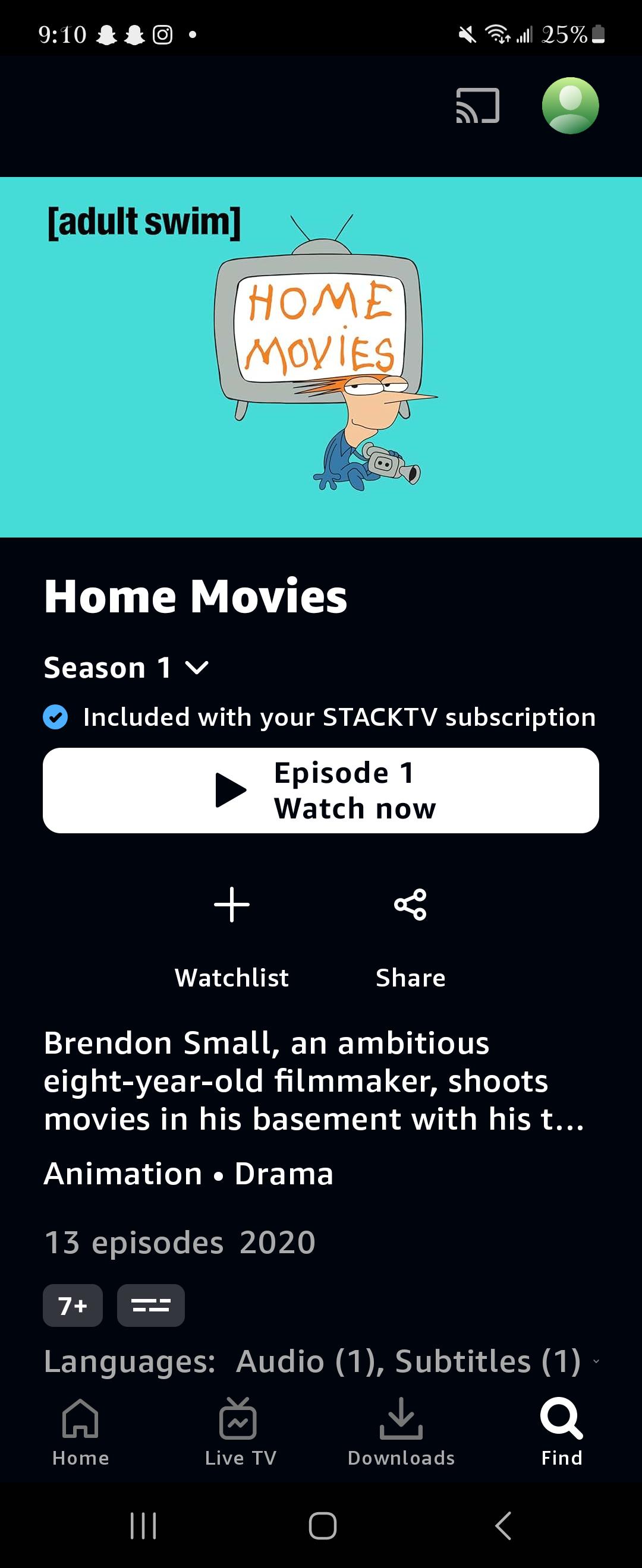 Was just about to unsubscribe from Stack TV when I saw this : rhomemovies