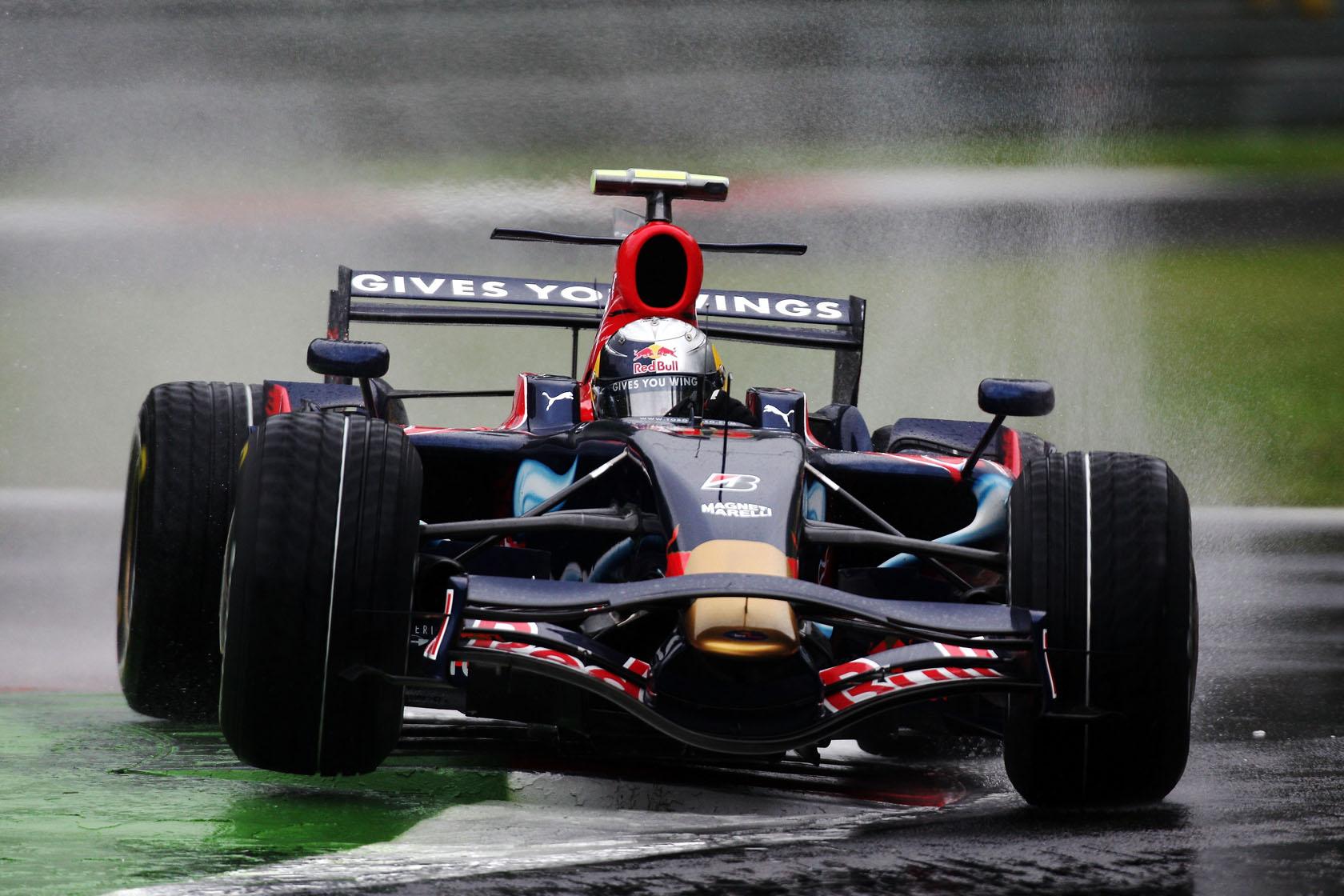 Sebastian Vettel In The 2008 Italian Grand Prix Qualifying