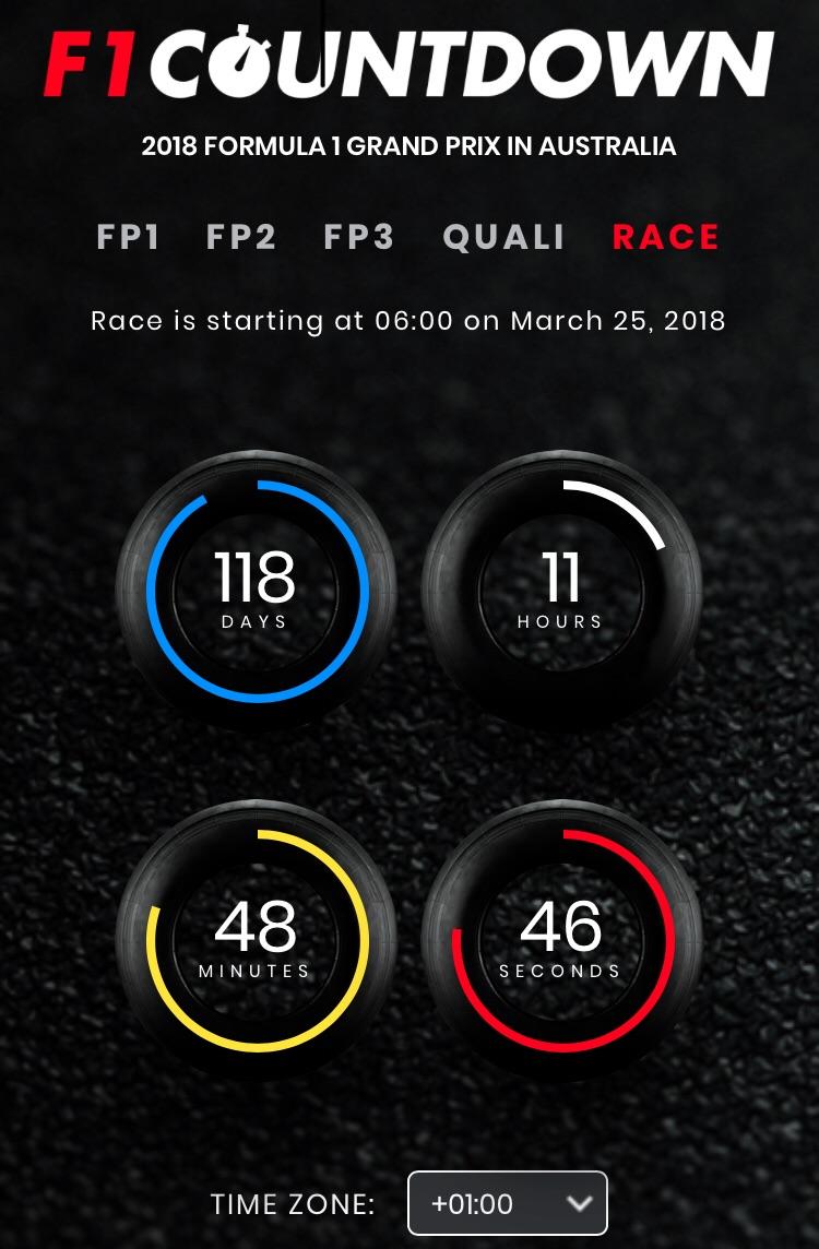 That Is One Loong Countdown Formula1