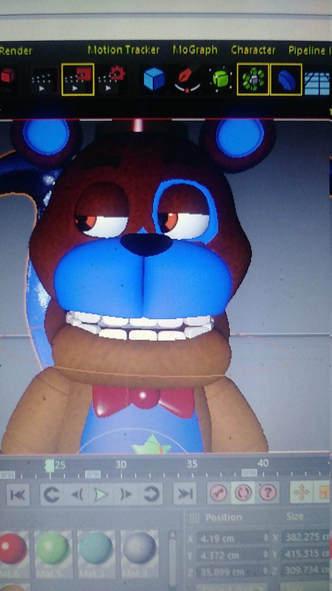 Artstation Five Nights At Freddy S Fan Made 3d Models Thomas Honeybell 