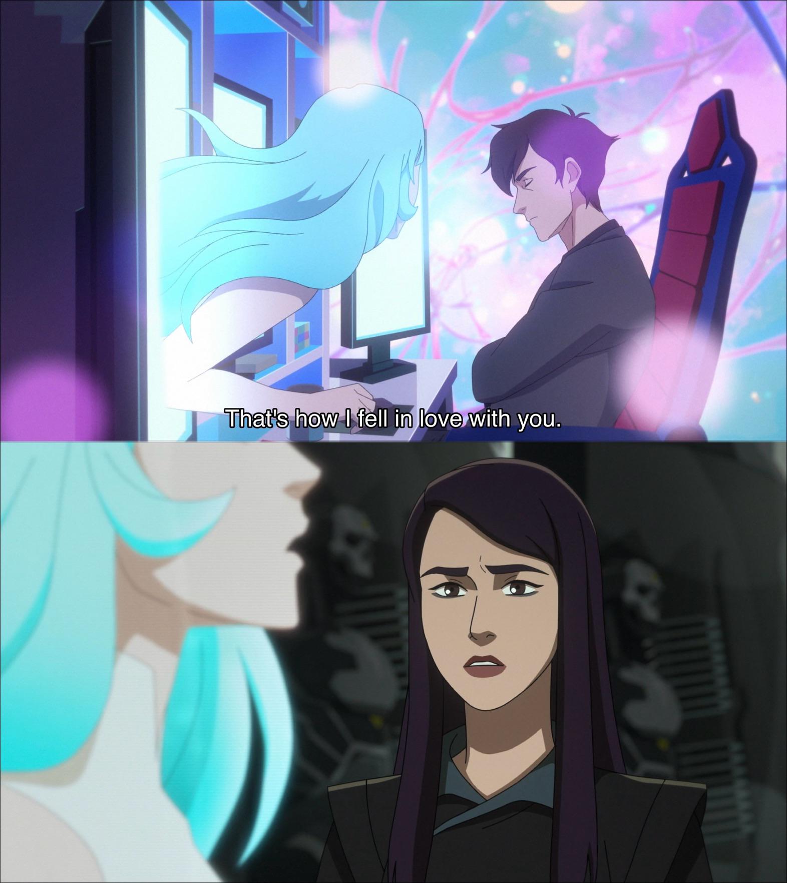 Maddie es mejor que yo, porque nosotras sí hubiéramos tenido que hablar de esto. : rPantheonShow