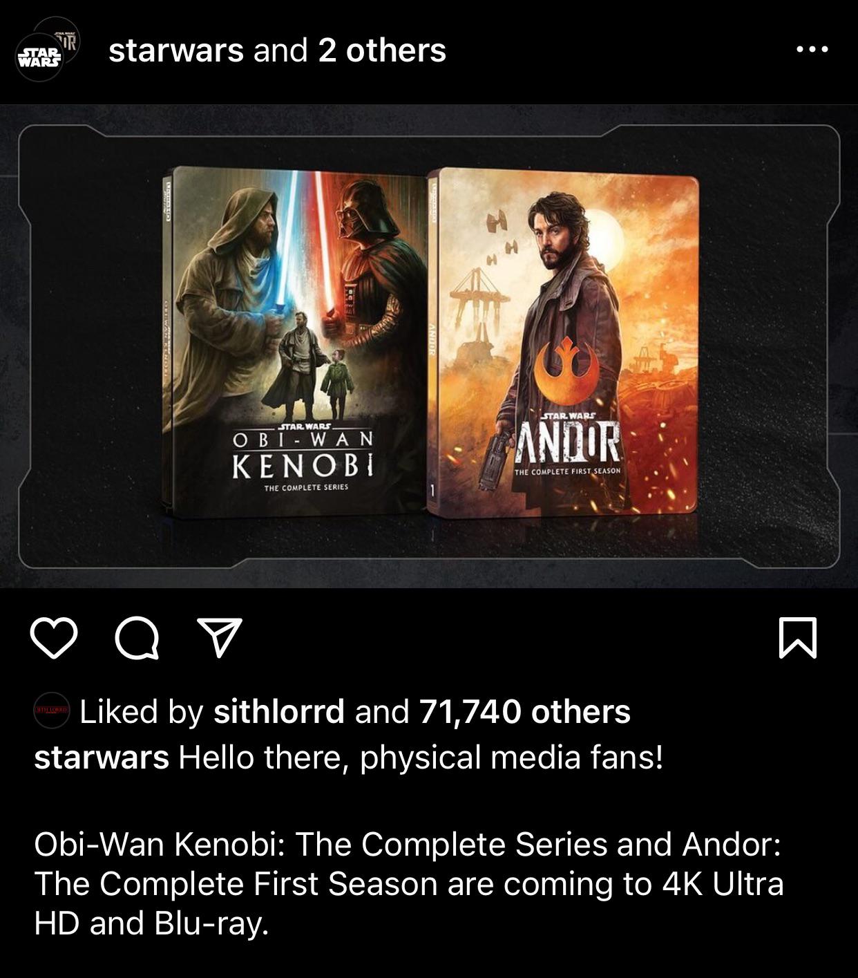 i guess this pretty much confirms there wont be a season 2 of kenobi :( the  fandom menace strikes again….. : rStarWars