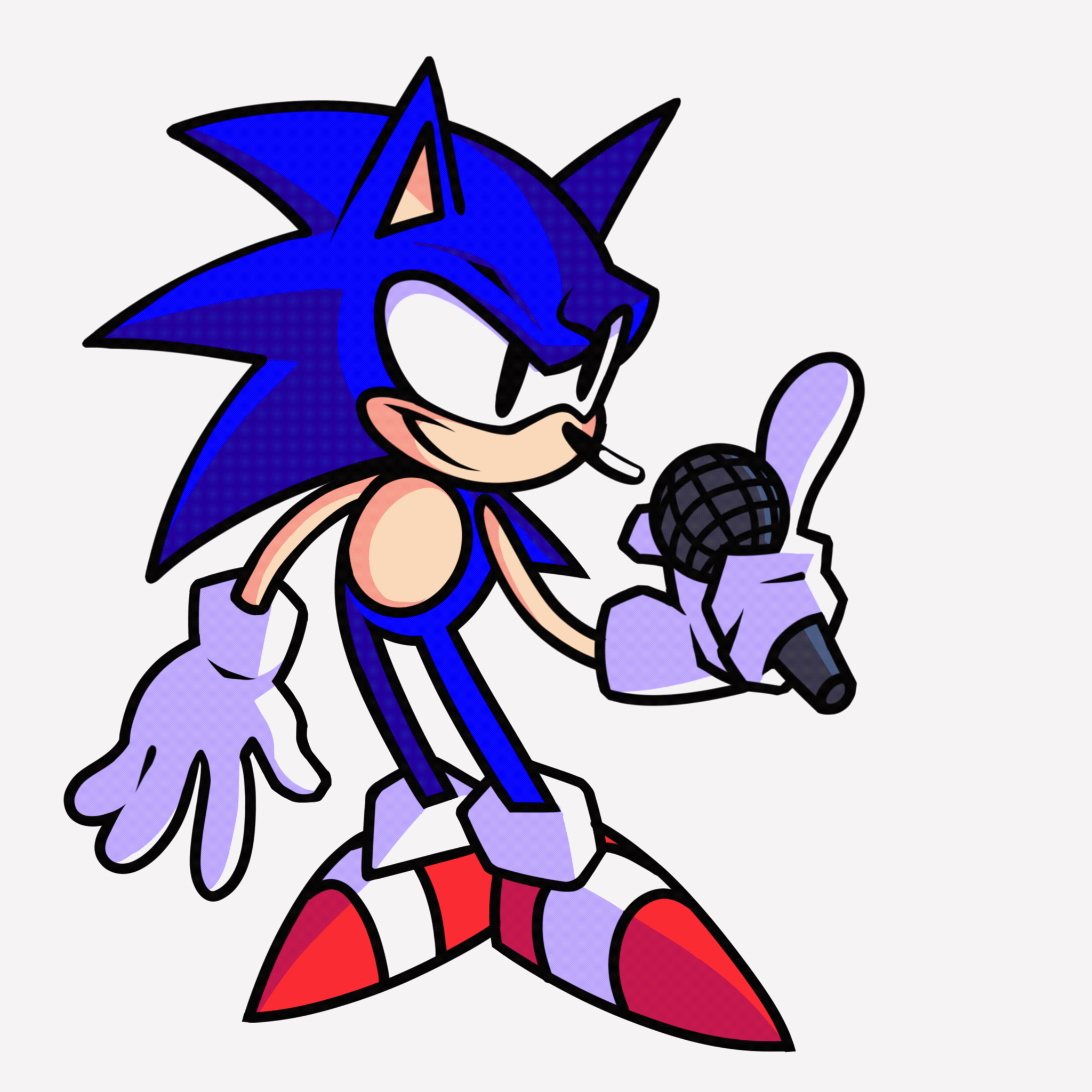 Tried to make a Sonic sprite as close to the FNF style as possible. Howd I  do? : rFridayNightFunkin