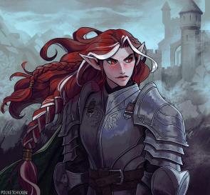 Elven Knight by PocketChicken