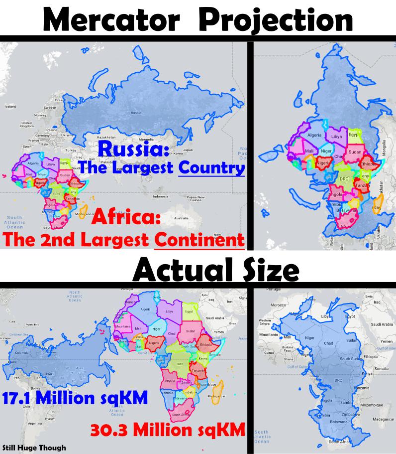World Map Vs Actual Size Wayne Baisey 