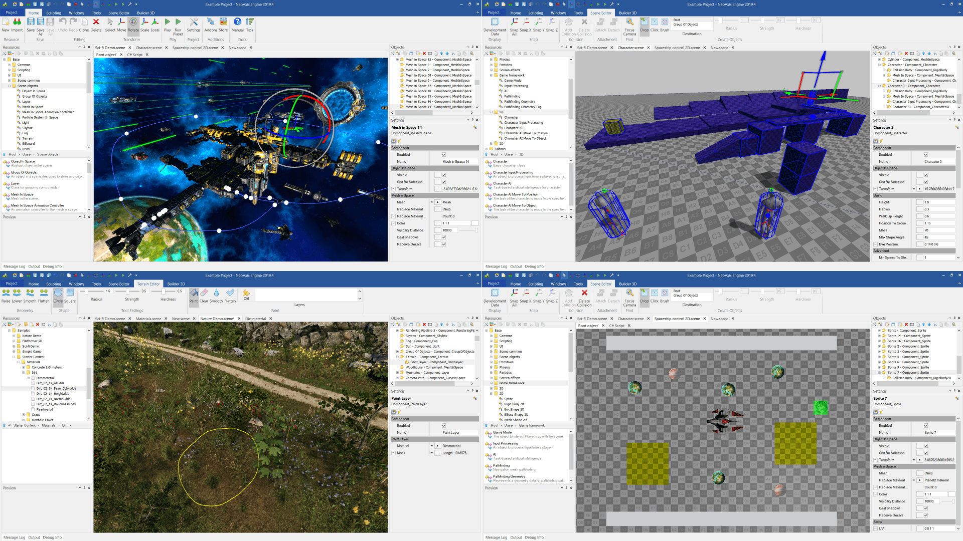 I don't know… i like c and i think it's . Free Game Engine Neoaxis 2019 4 Released Game Framework 2d Game Engine Support For Creating Characters Better Terrain Support Particles And Other Features R Gamedev