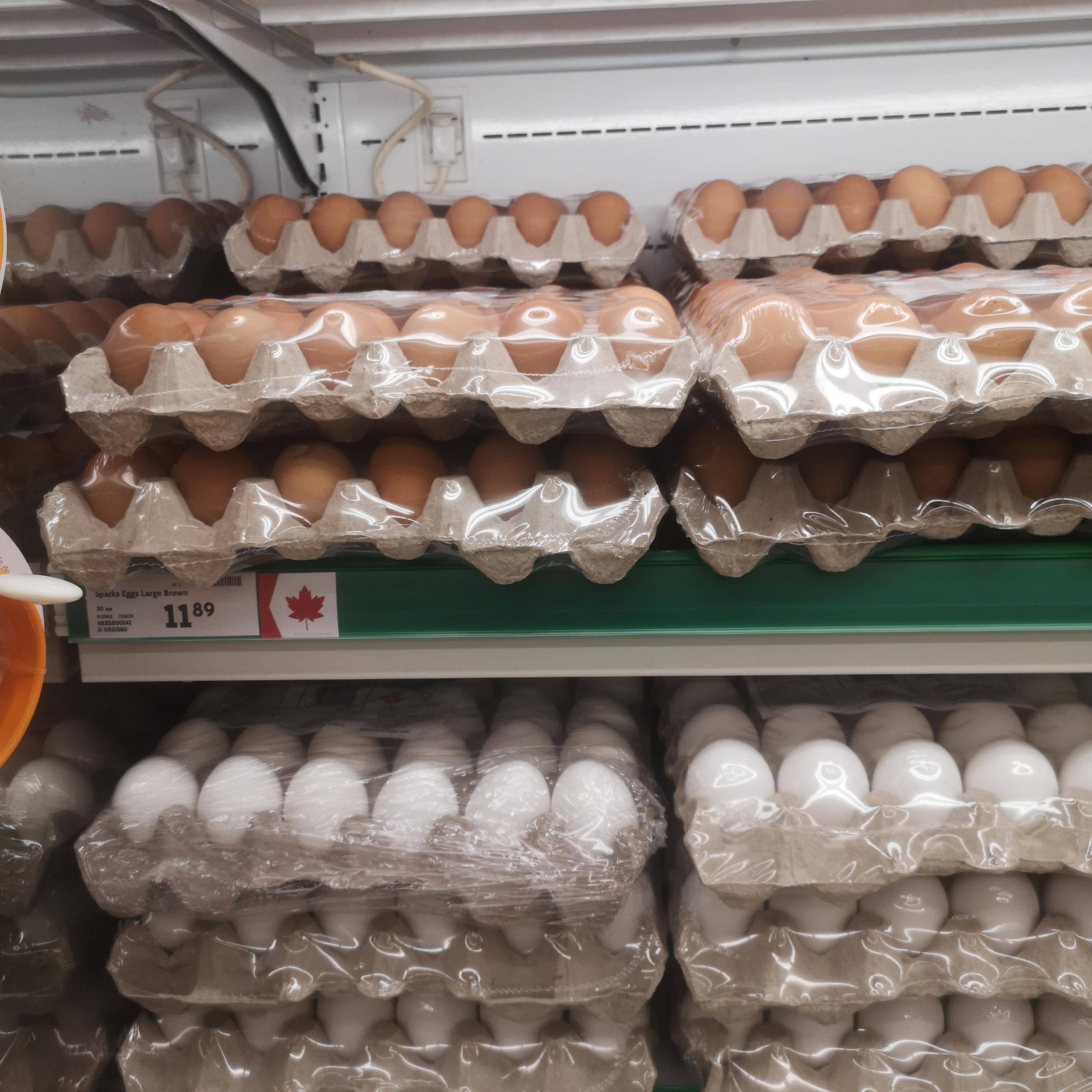 30 eggs in Canada $7.89 USD : rpics