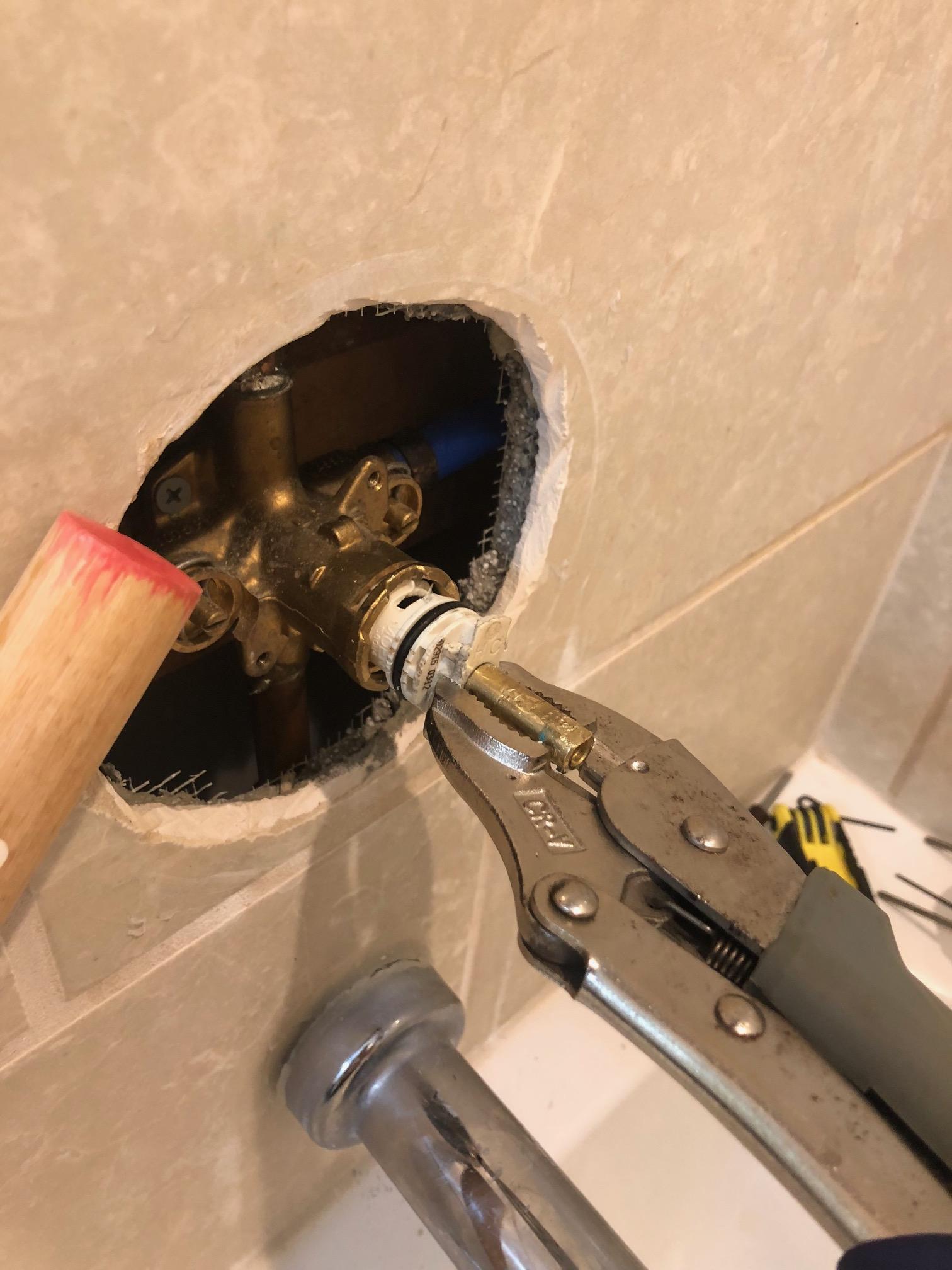 Moen 158085 cartridge stuck can't get it to budge any