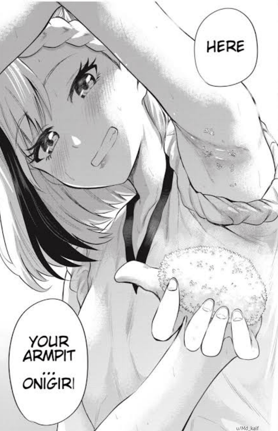 Thanks, I hate armpit onigiri. : r/TIHI
