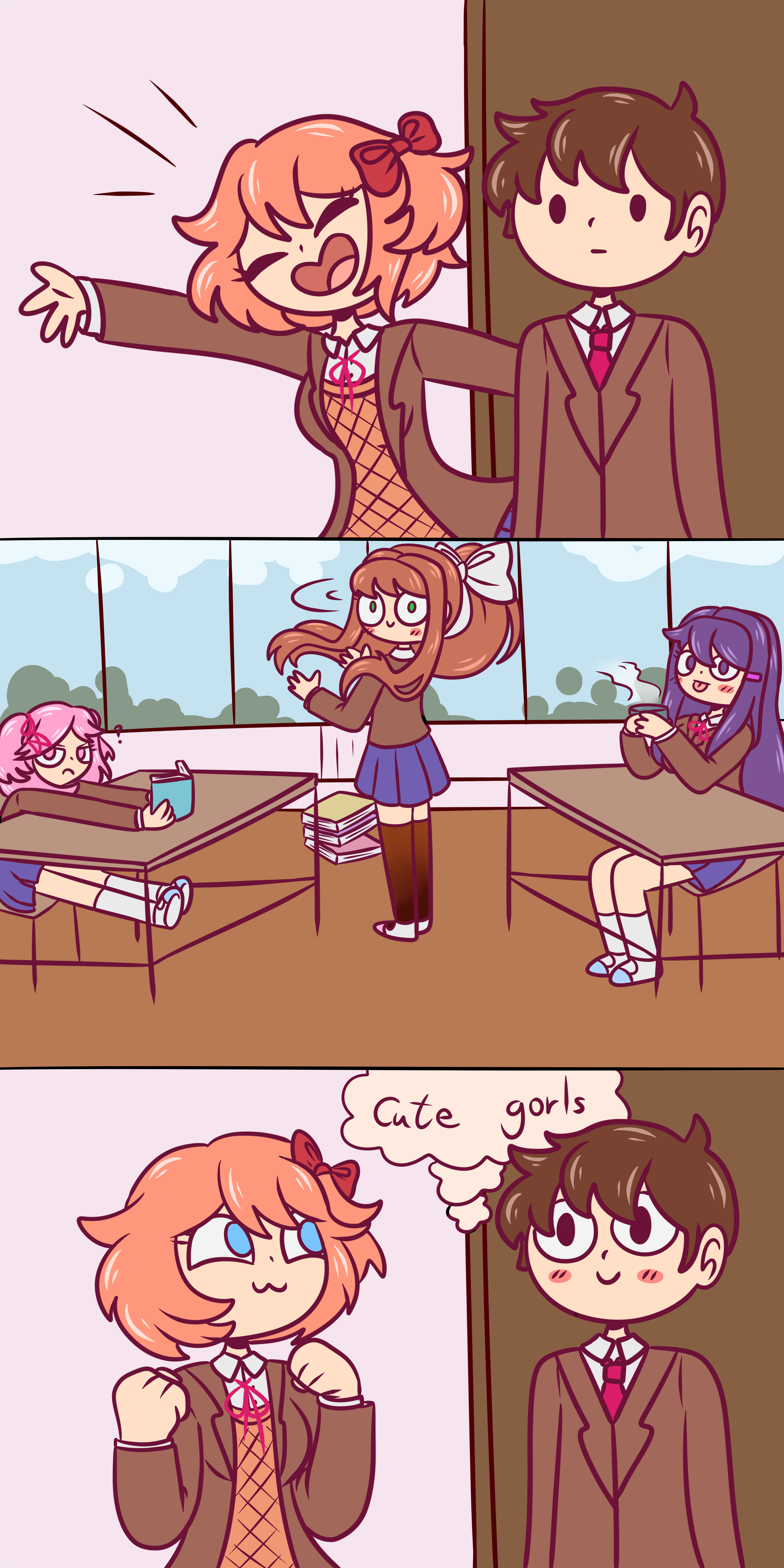 Made a short comic. Welcome to the club! :) : rDDLC