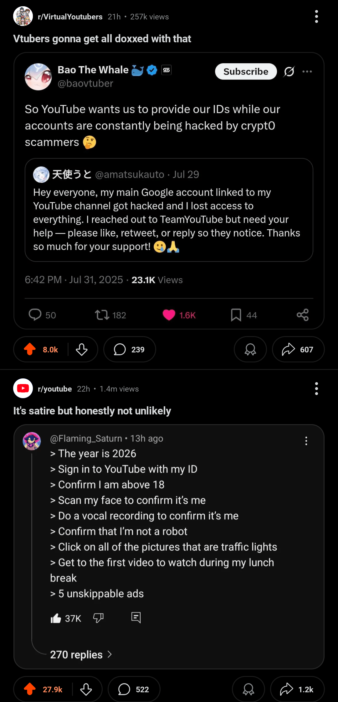 Vtubers o işi yapacak, hepsi doxxlanacak. : rVirtualYoutubers