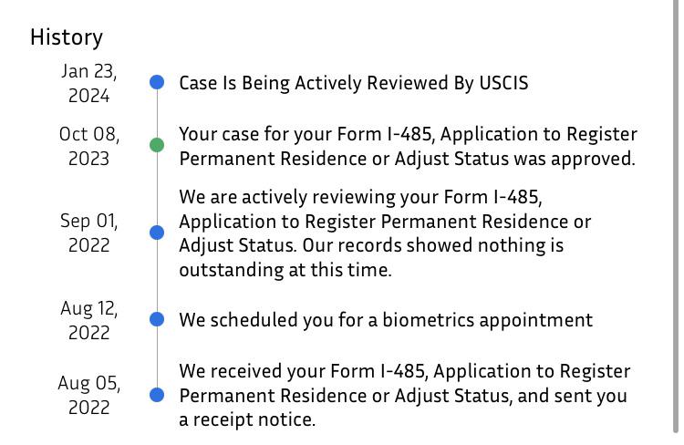 Case is being actively reviewed after approved