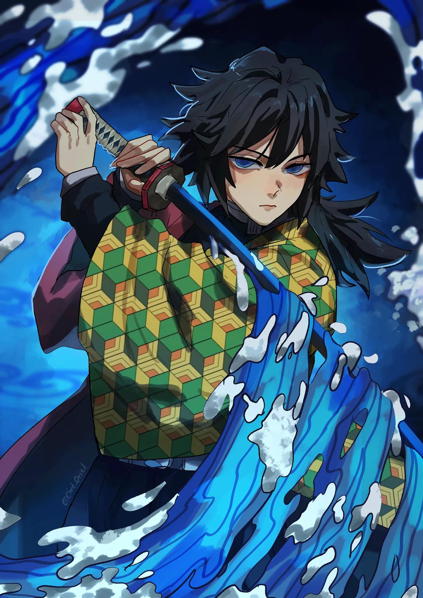 Tomioka Giyuu Fanart : r/KimetsuNoYaiba