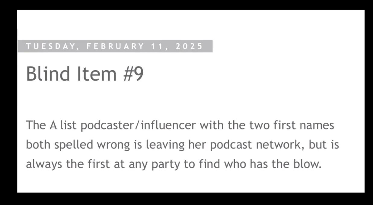 Blind Item 21125 : rAlixearleSnark