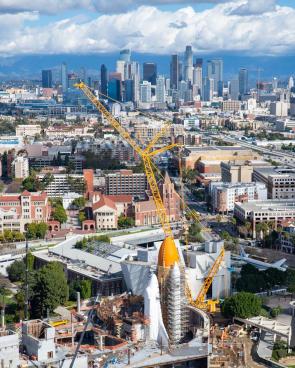 View of Los Angeles from the Science Museum