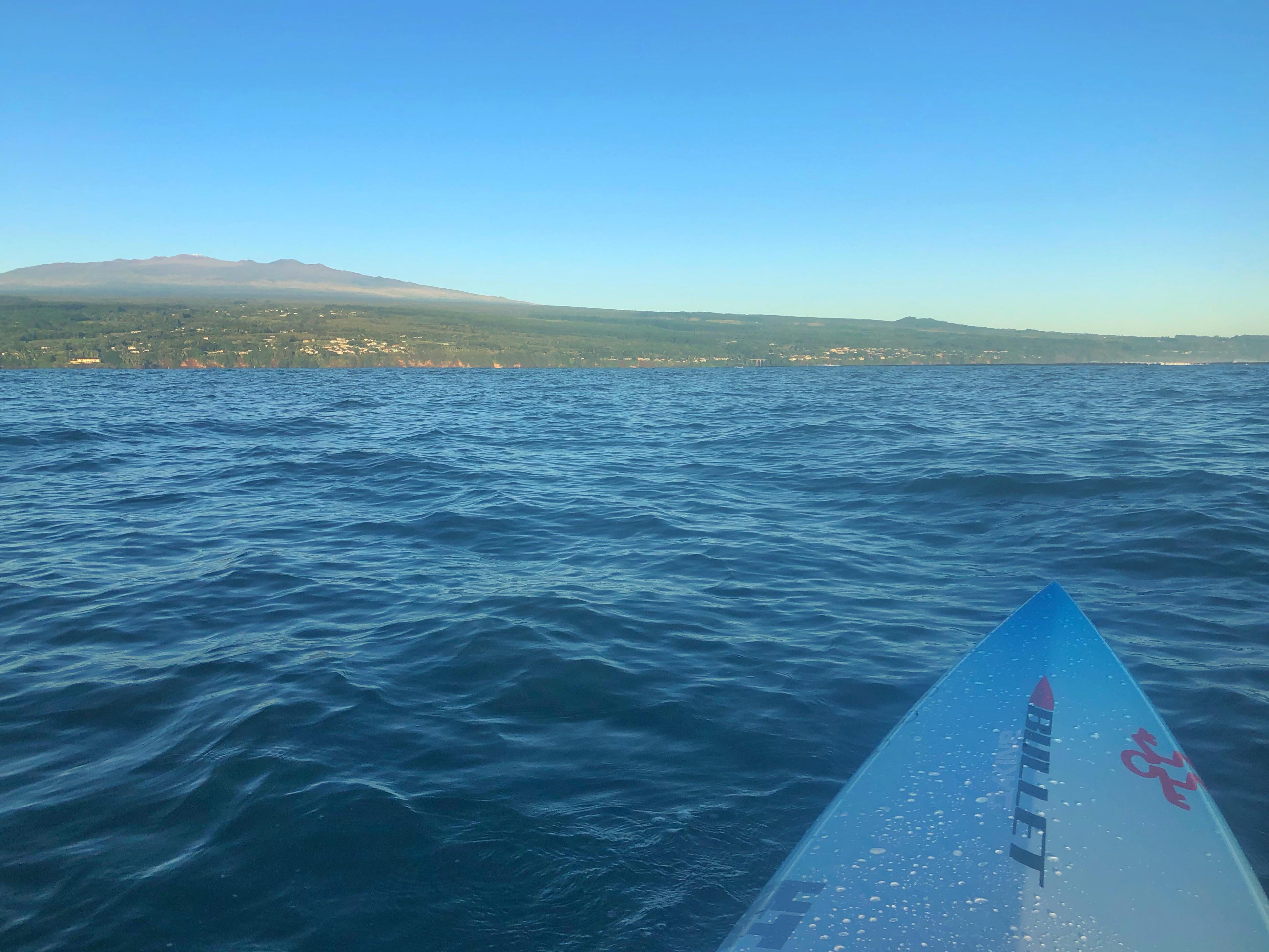 Saddle road, hilo, hawaii, 96720. This Mornings View Of Mauna Kea Hilo Bay Big Island Of Hawaii Board Is A 17 4 Sic Bullet R Sup