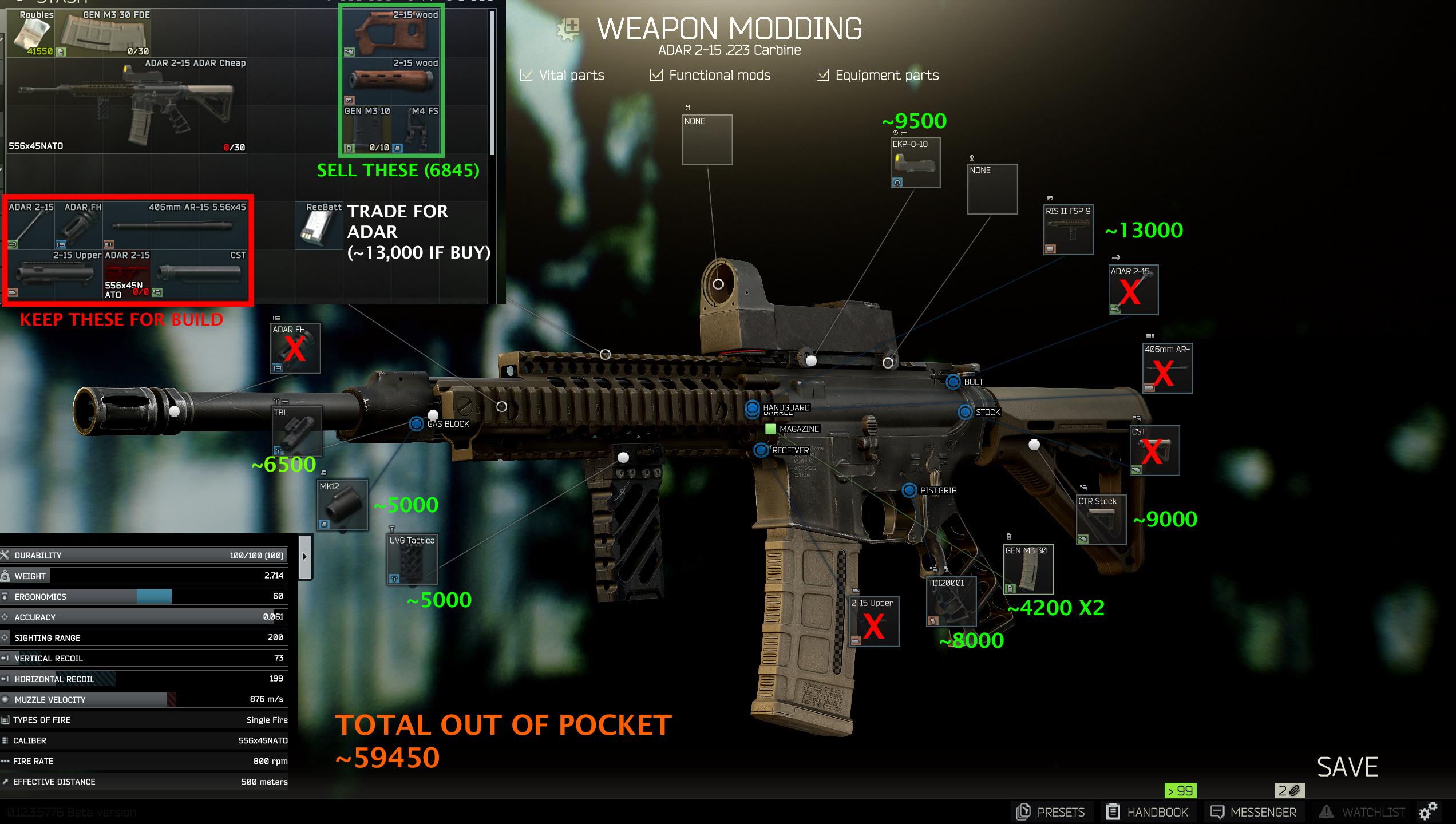 my personal budget adar build on tarkov car battery price