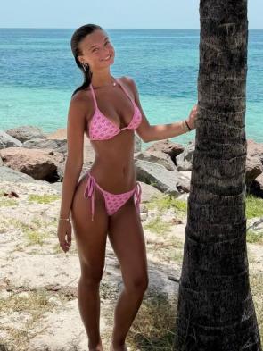 Pink bikini
