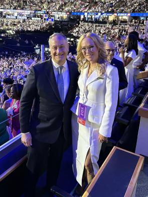Doug Emhoff with his ex-wife at the DNC – “I’m incredibly proud of this man and our blended family”