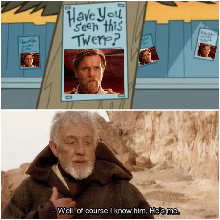 Updated daily, for more funny memes check our homepage. I Wonder If He Means Old Ben Kenobi R Starwarsmemes