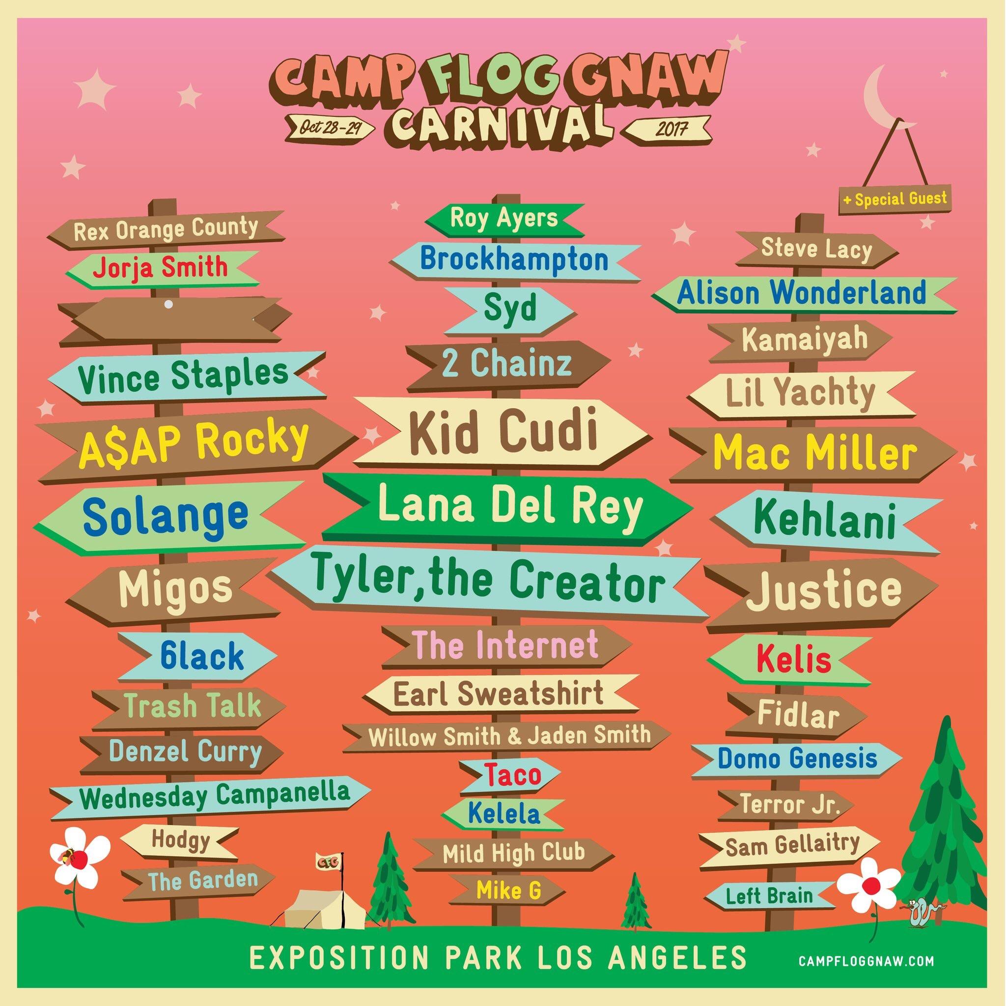Camp Flog Gnaw S Poster This Year Which Has One Blank Sign