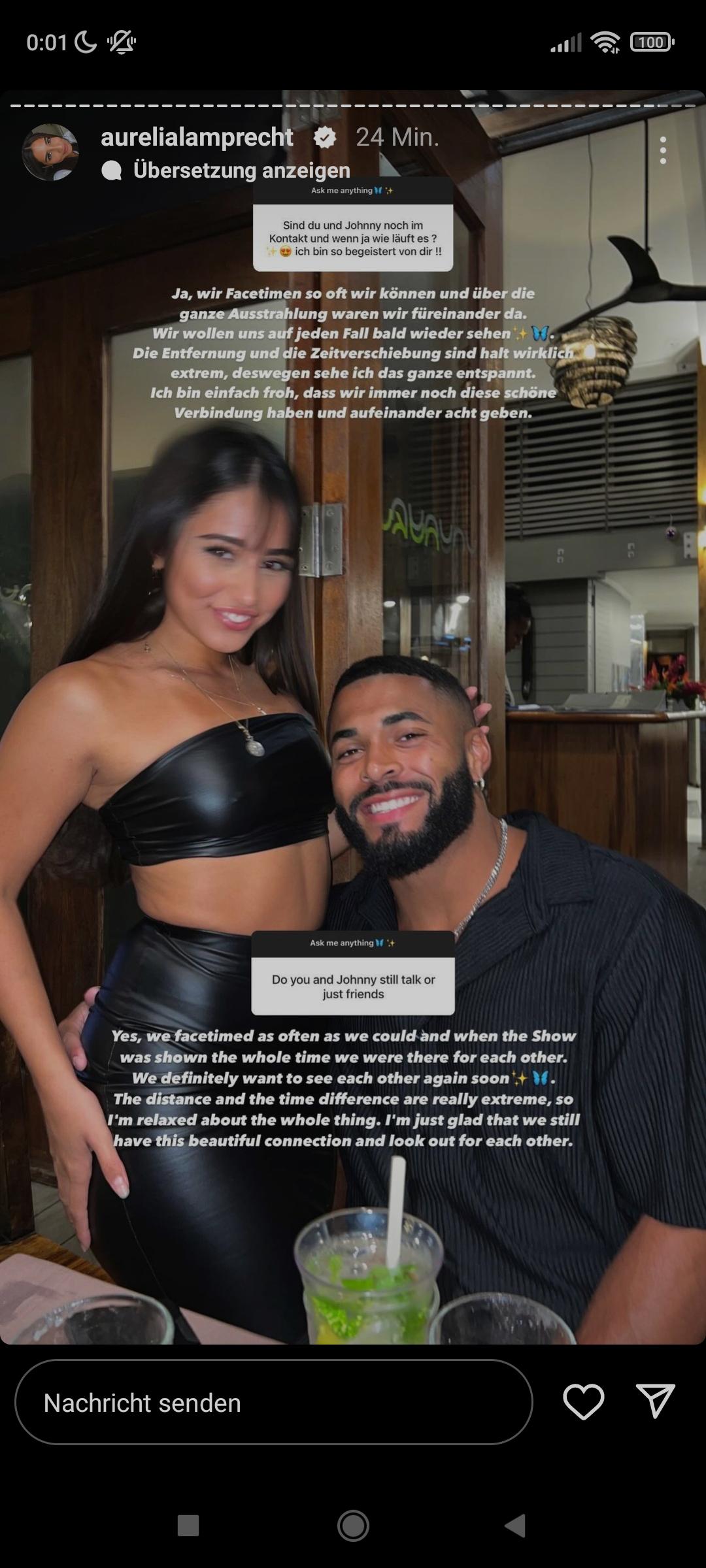 Johnny and Aurelia are still talking 👀 : rLoveIslandTV