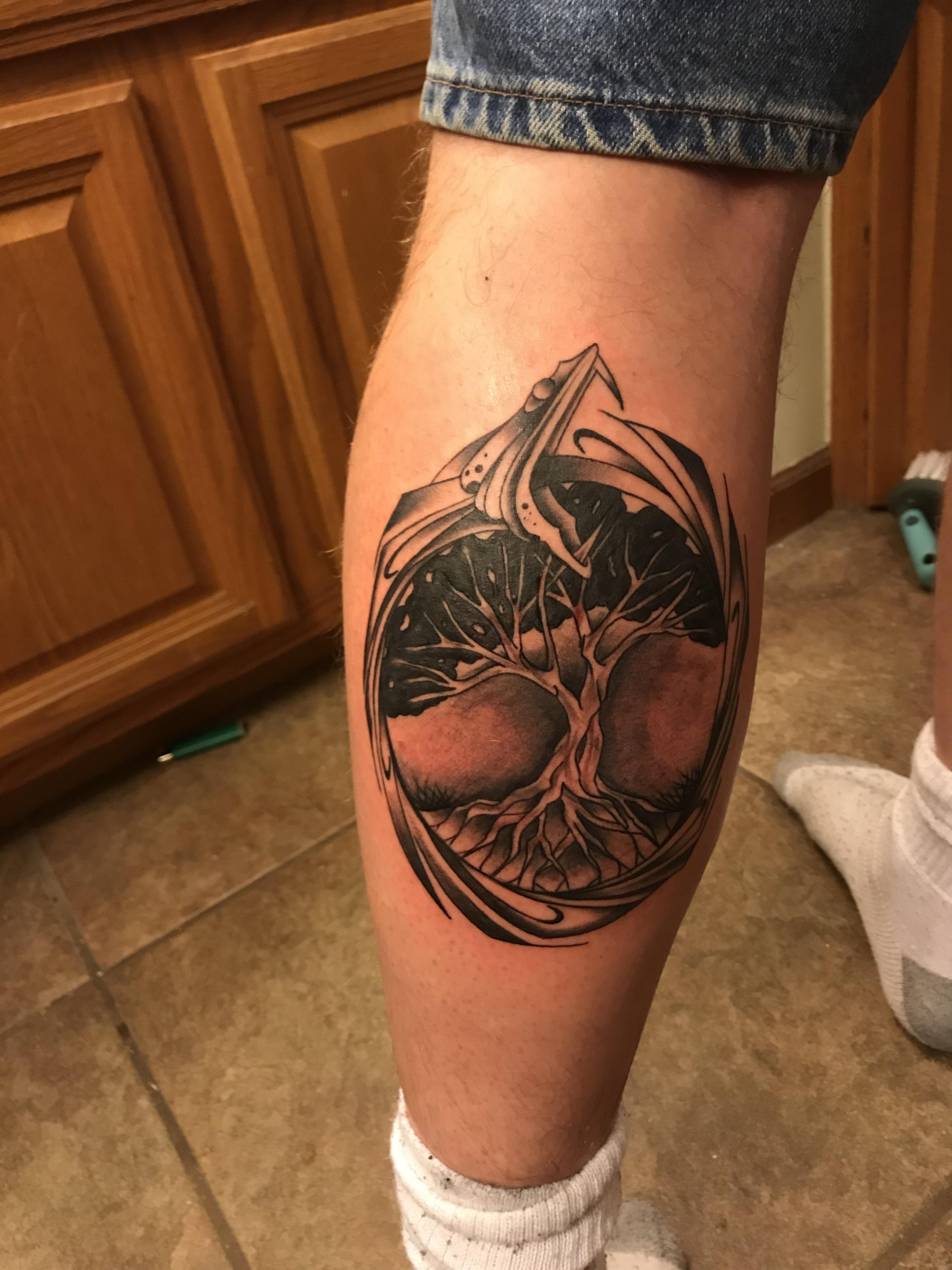 Just got my gojira inspired tattoo done!